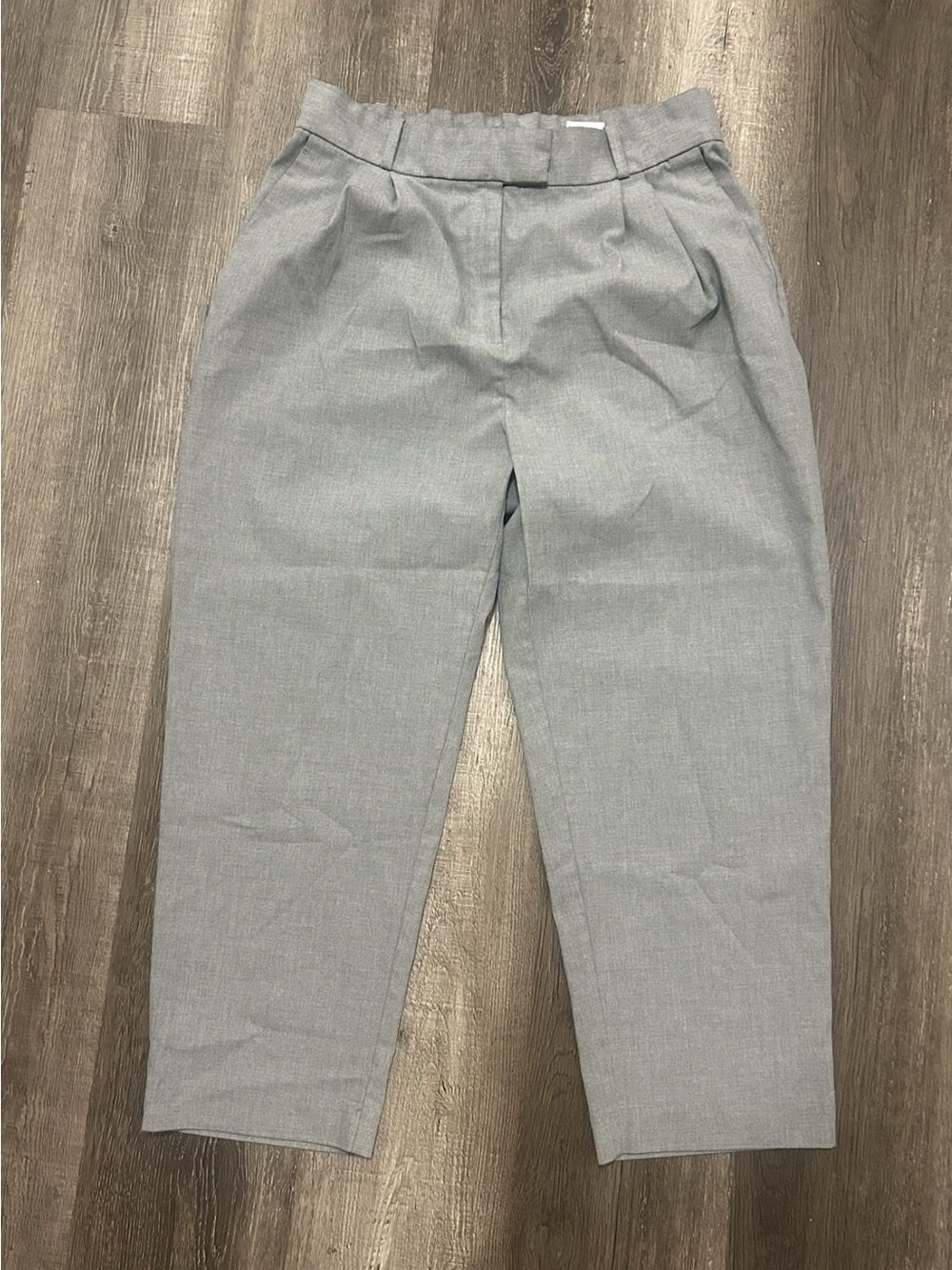 h&m gray trousers
